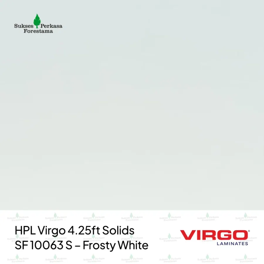 HPL Virgo 4.25ft Solids SF 10063 S – Frosty White