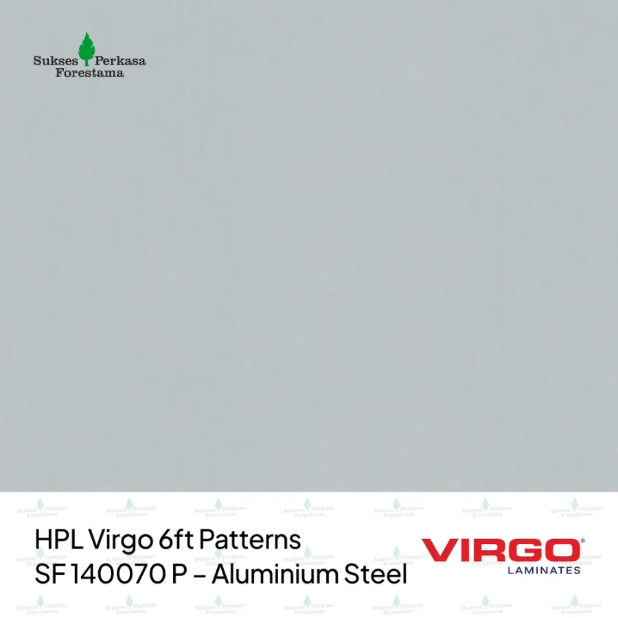 HPL Virgo 6ft Patterns SF 140070 P – Aluminium Steel