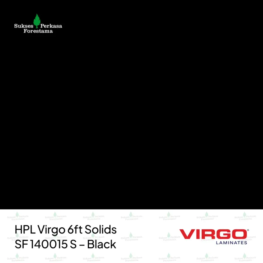 HPL Virgo 6ft Solids SF 140015 S – Black