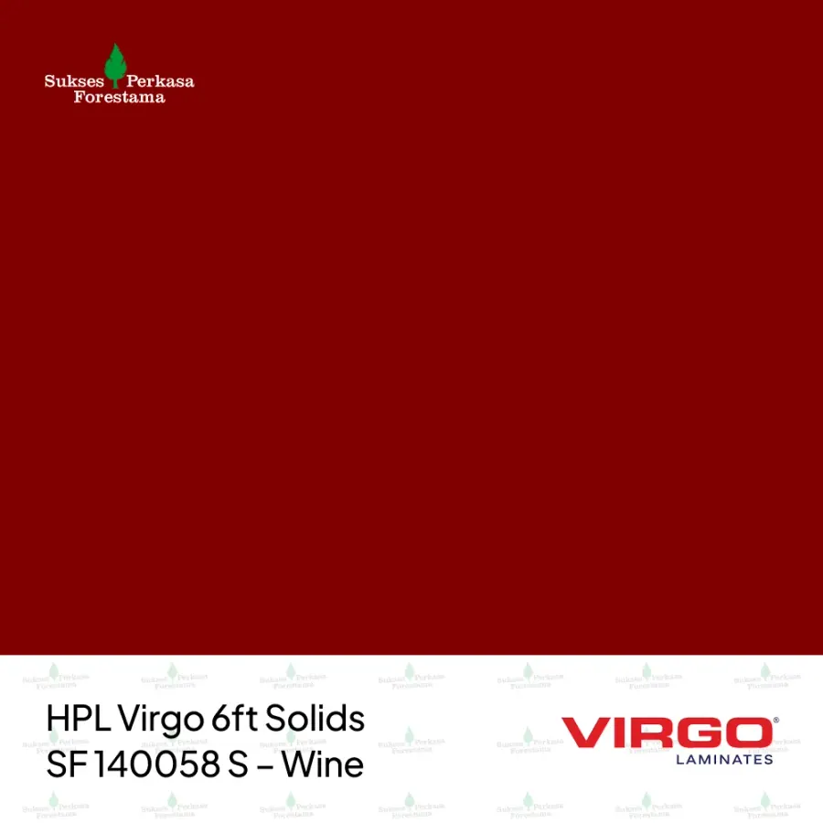 HPL Virgo 6ft Solids SF 140058 S – Wine