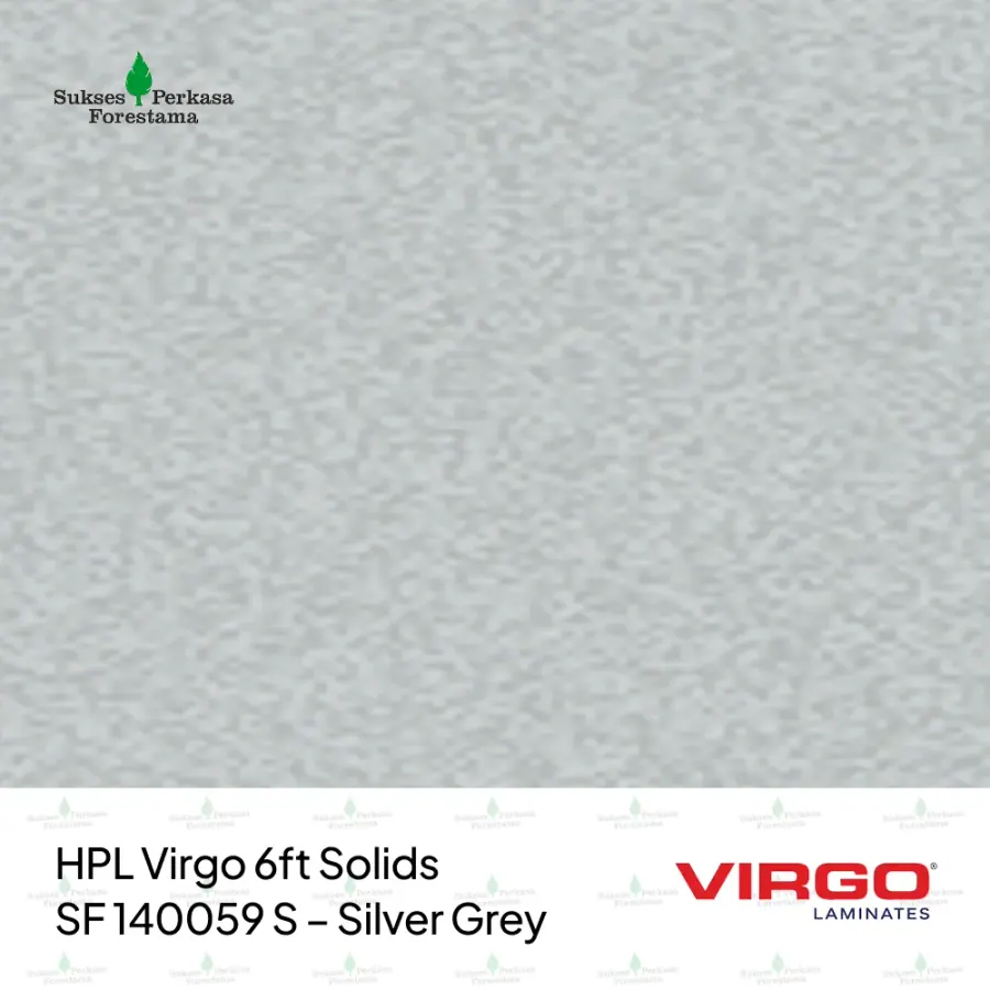 HPL Virgo 6ft Solids SF 140059 S – Silver Grey