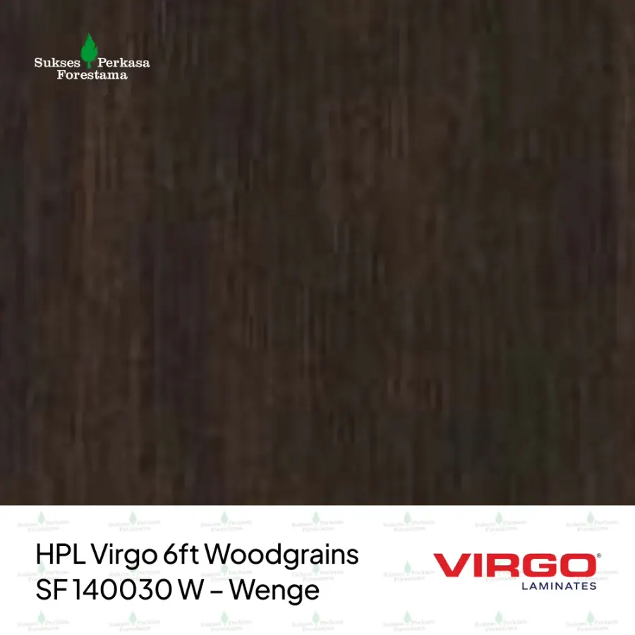 HPL Virgo 6ft Woodgrains SF 140030 W – Wenge