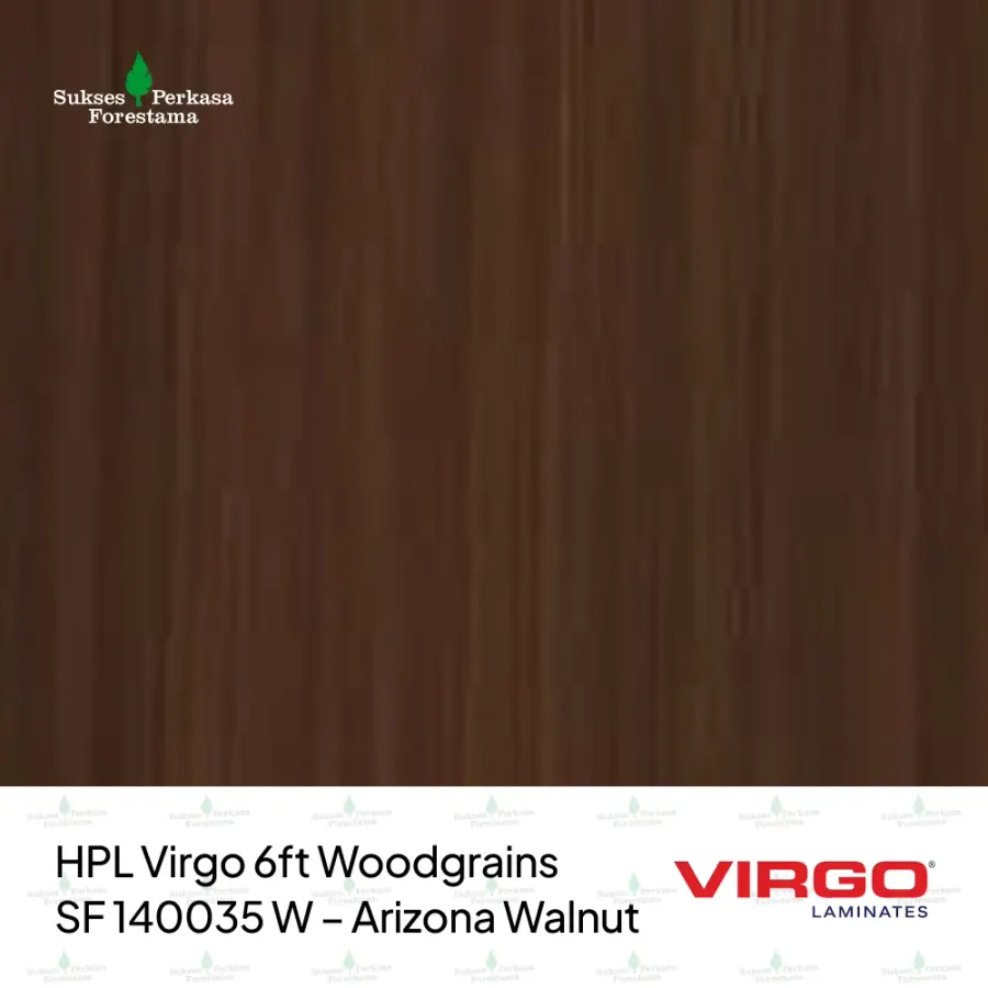 HPL Virgo 6ft Woodgrains SF 140035 W – Arizona Walnut