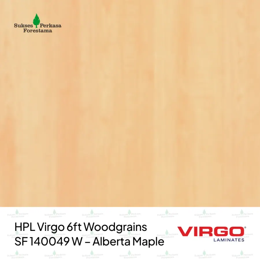 HPL Virgo 6ft Woodgrains SF 140049 W – Alberta Maple