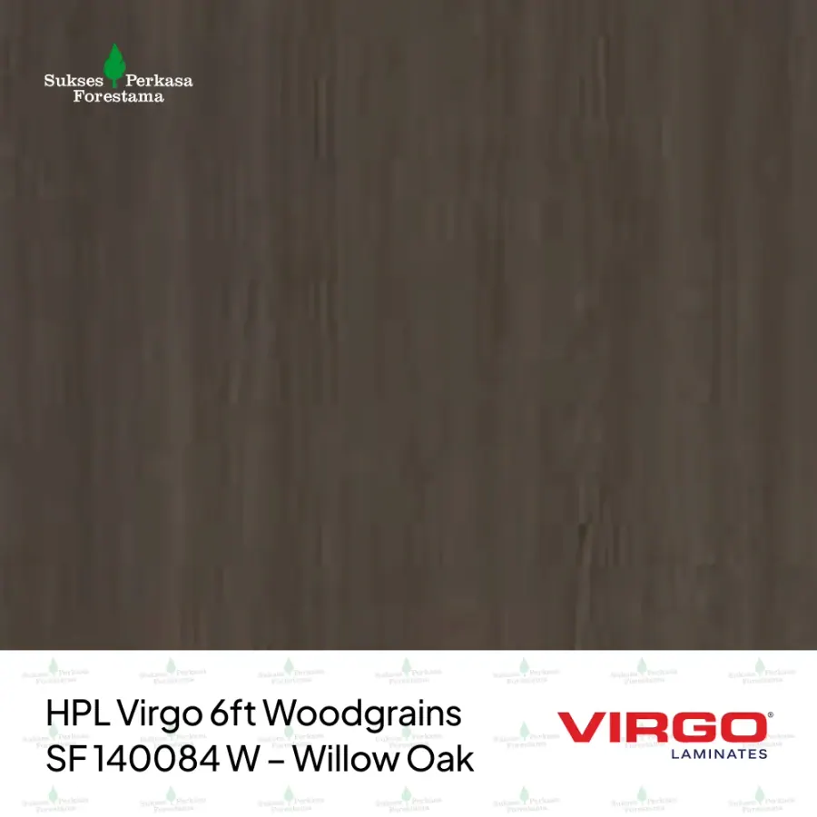 HPL Virgo 6ft Woodgrains SF 140084 W – Willow Oak