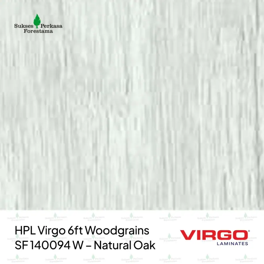 HPL Virgo 6ft Woodgrains SF 140094 W – Natural Oak
