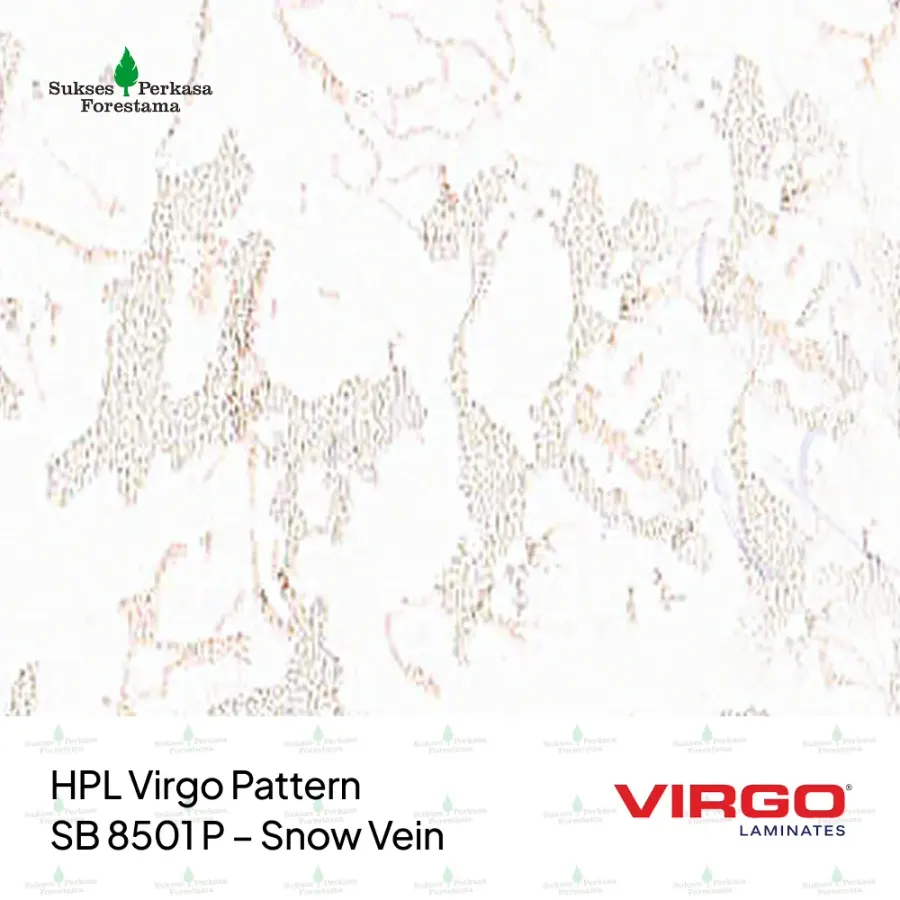 HPL Virgo Pattern SB 8501 P – Snow Vein