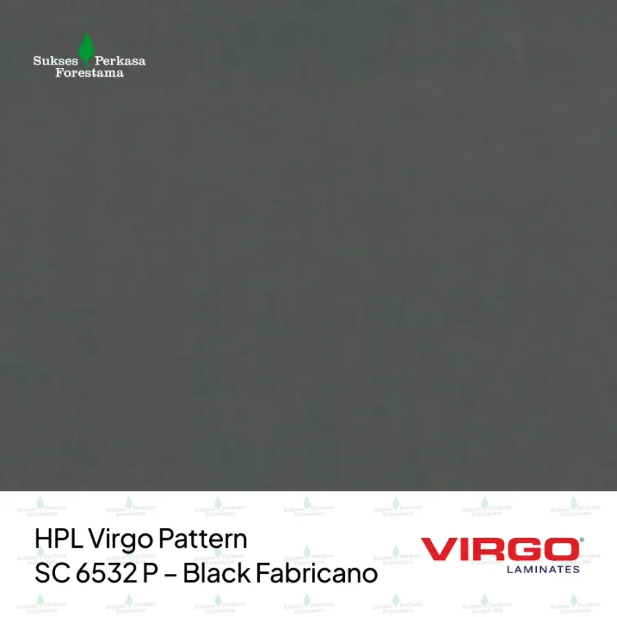 HPL Virgo Pattern SC 6532 P – Black Fabricano