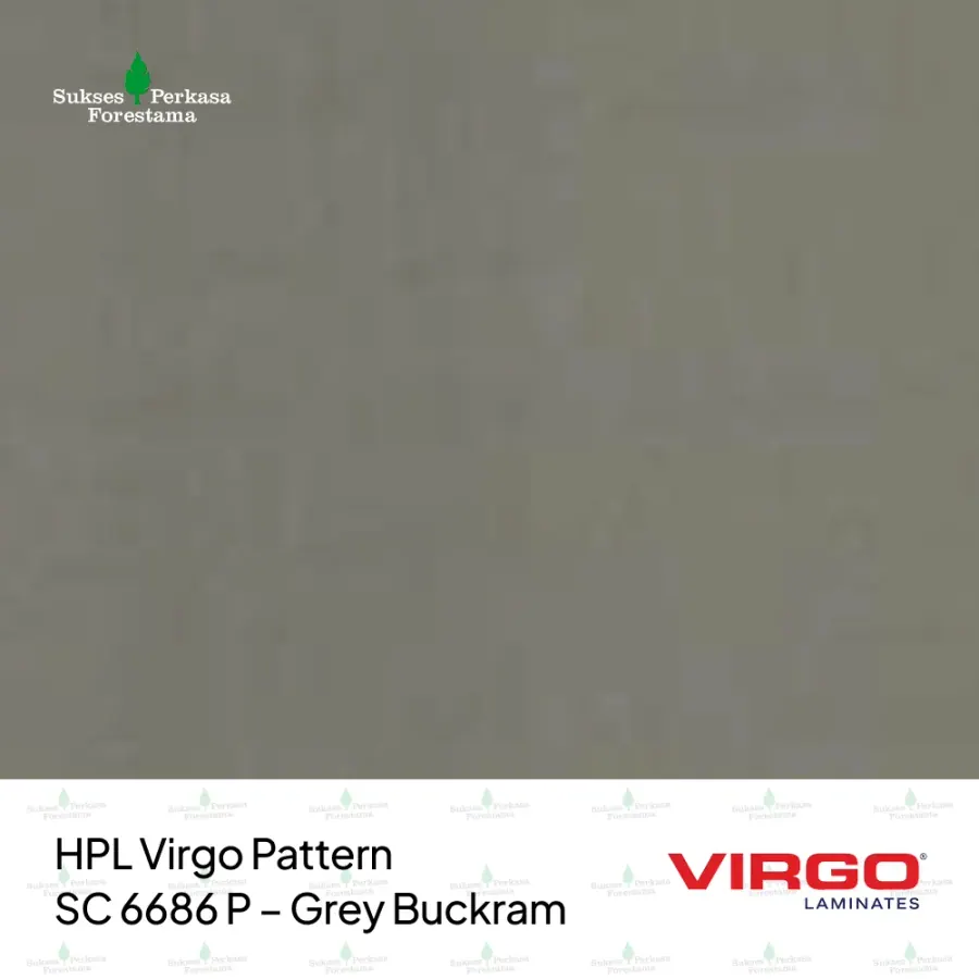 HPL Virgo Pattern SC 6686 P – Grey Buckram