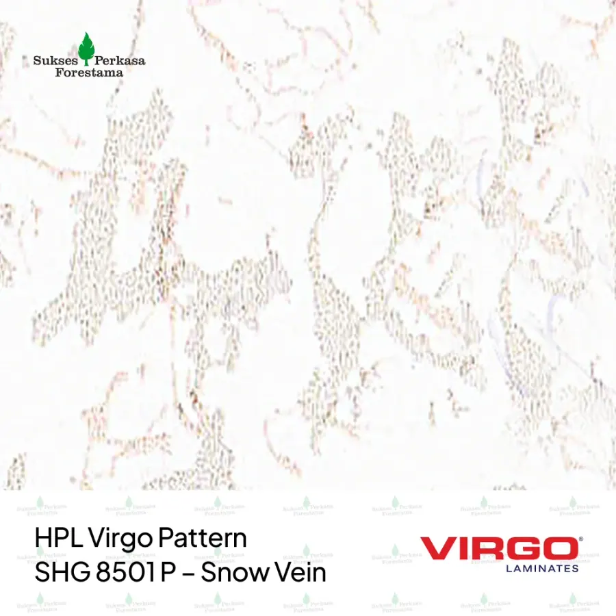 HPL Virgo Pattern SHG 8501 P – Snow Vein