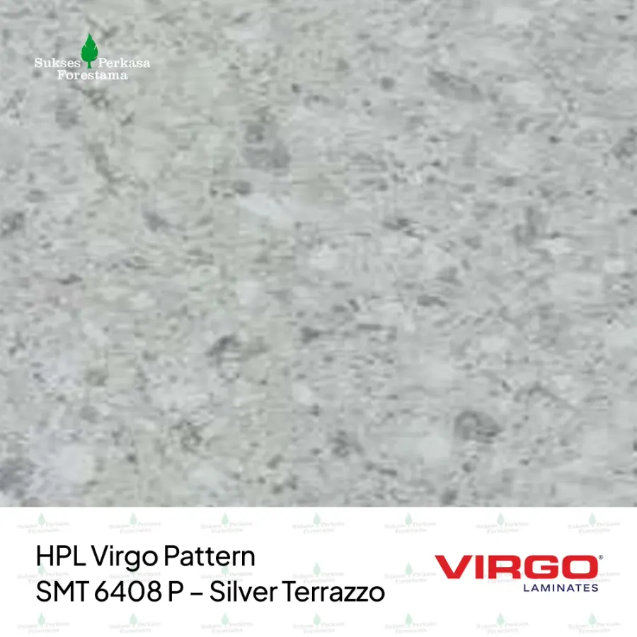 HPL Virgo Pattern SMT 6408 P – Silver Terrazzo