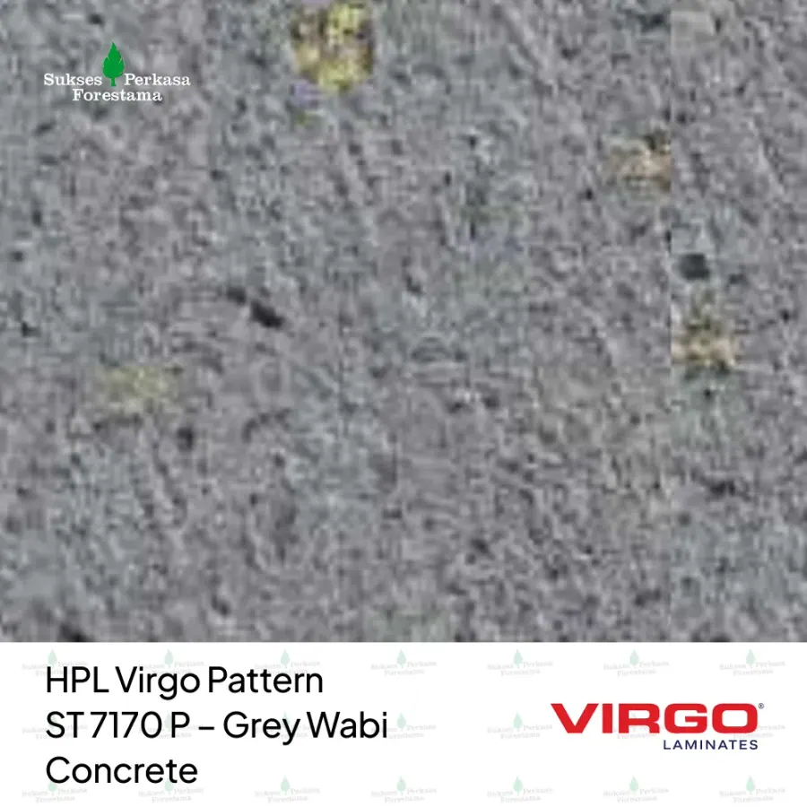 HPL Virgo Pattern ST 7170 P – Grey Wabi Concrete
