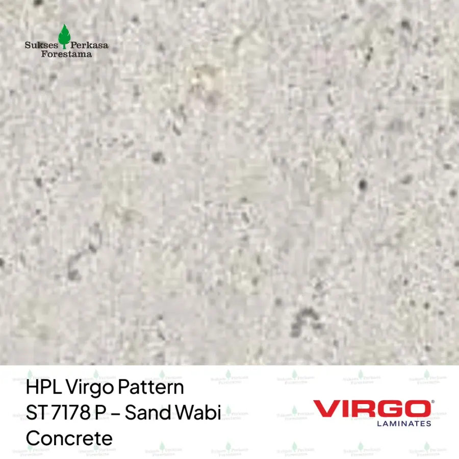 HPL Virgo Pattern ST 7178 P – Sand Wabi Concrete