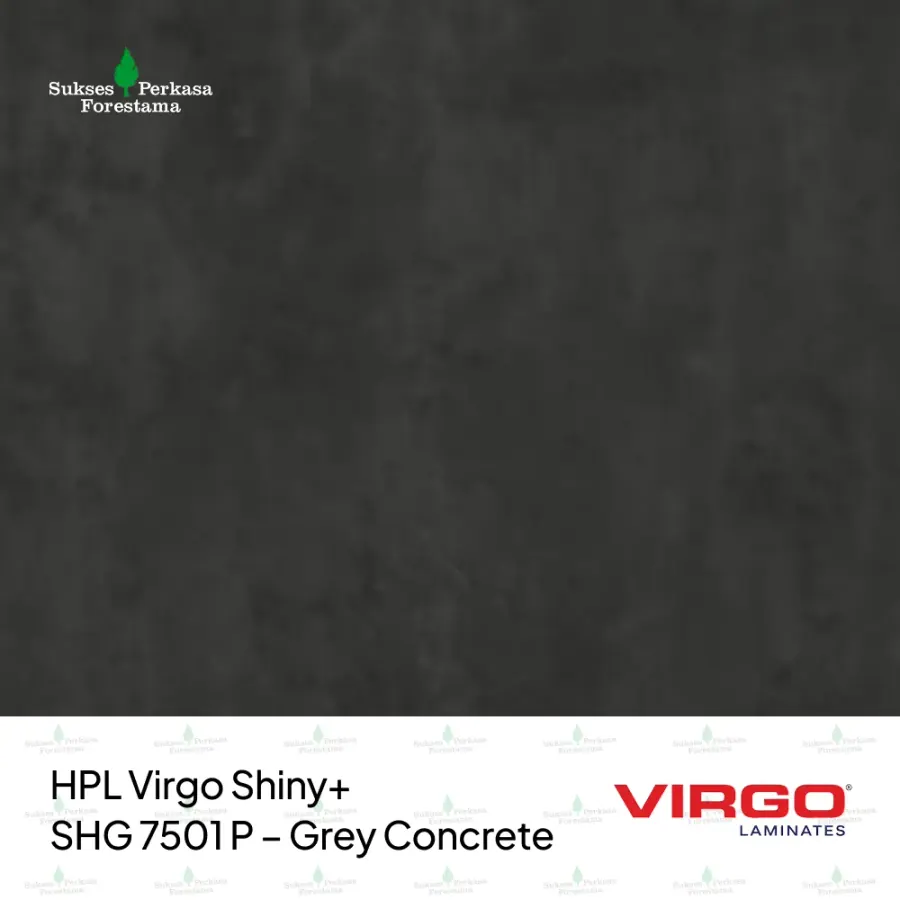HPL Virgo Shiny+ SHG 7501 P – Grey Concrete