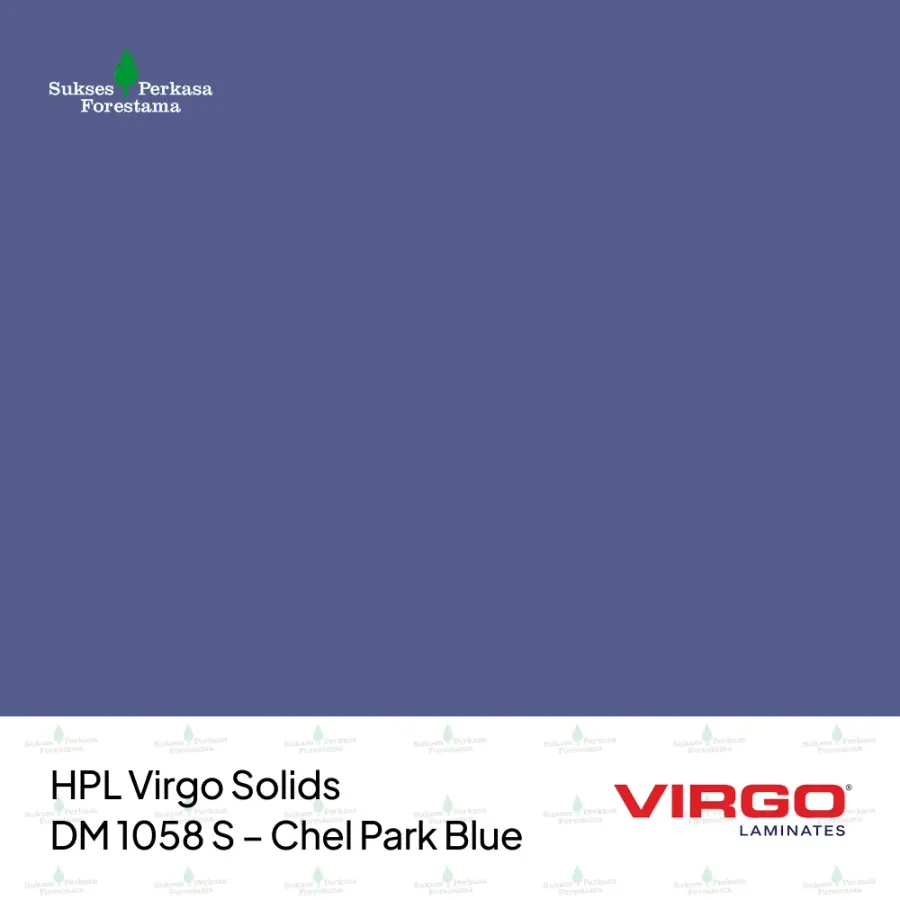 HPL Virgo Solids DM 1058 S – Chel Park Blue
