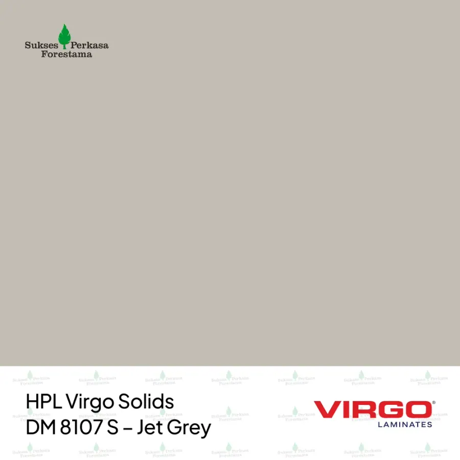 HPL Virgo Solids DM 8107 S – Jet Grey