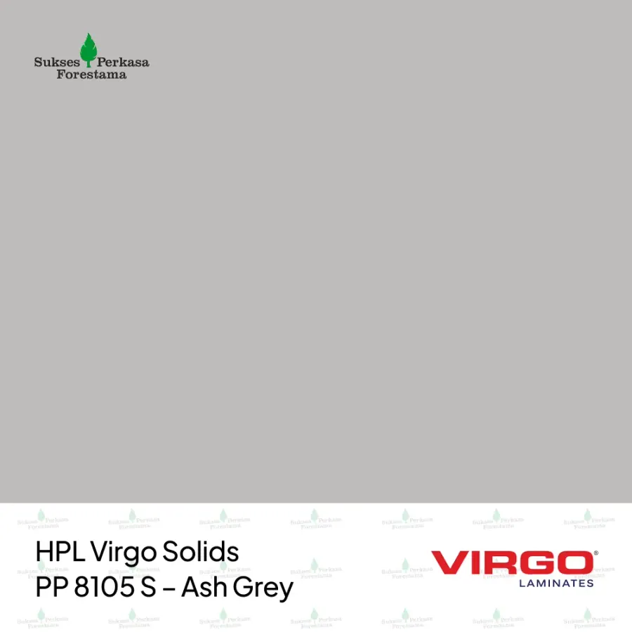 HPL Virgo Solids PP 8105 S – Ash Grey