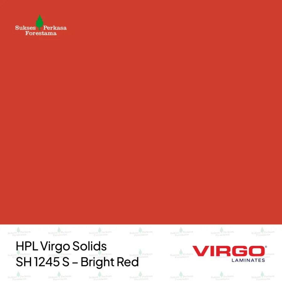 HPL Virgo Solids SH 1245 S – Bright Red