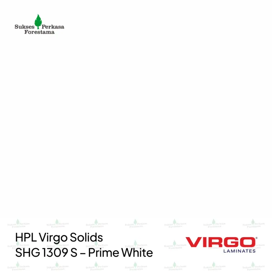 HPL Virgo Solids SHG 1309 S – Prime White