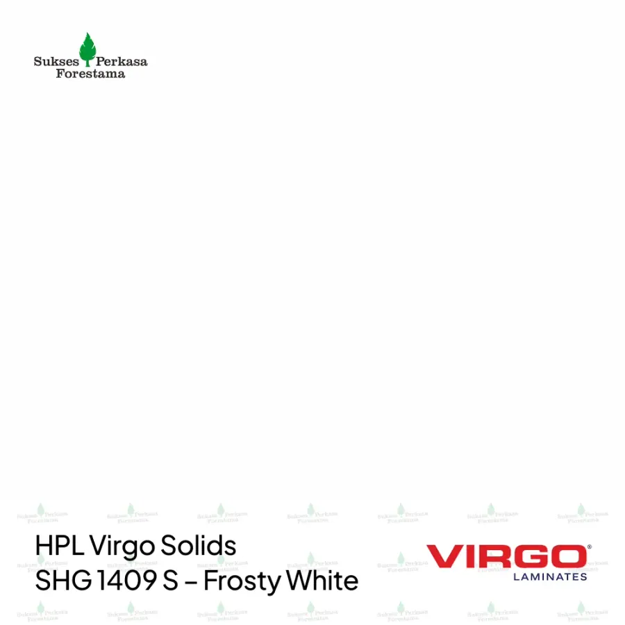 HPL Virgo Solids SHG 1409 S – Frosty White