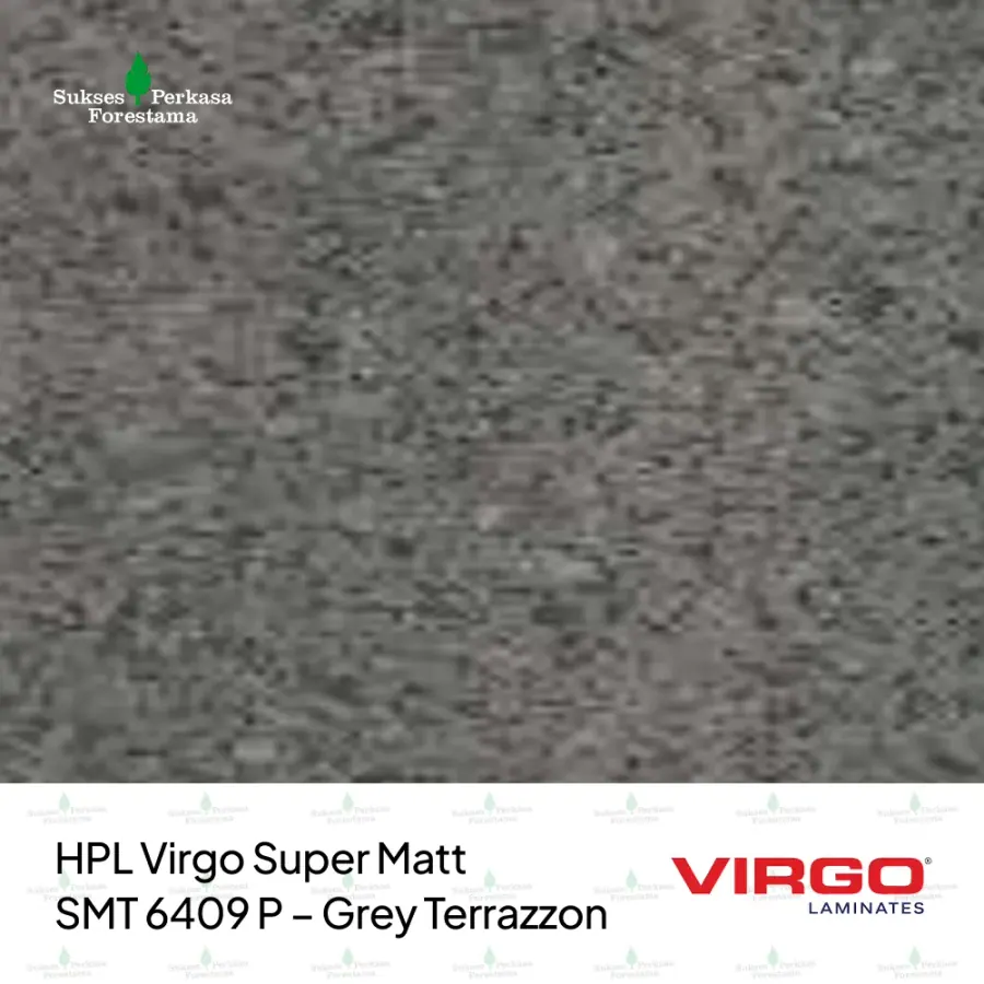 HPL Virgo Super Matt SMT 6409 P – Grey Terrazzon