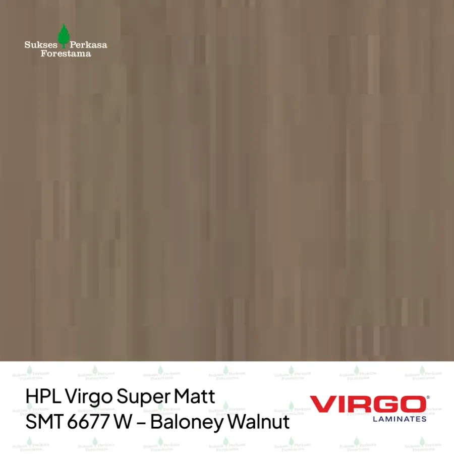 HPL Virgo Super Matt SMT 6677 W – Baloney Walnut