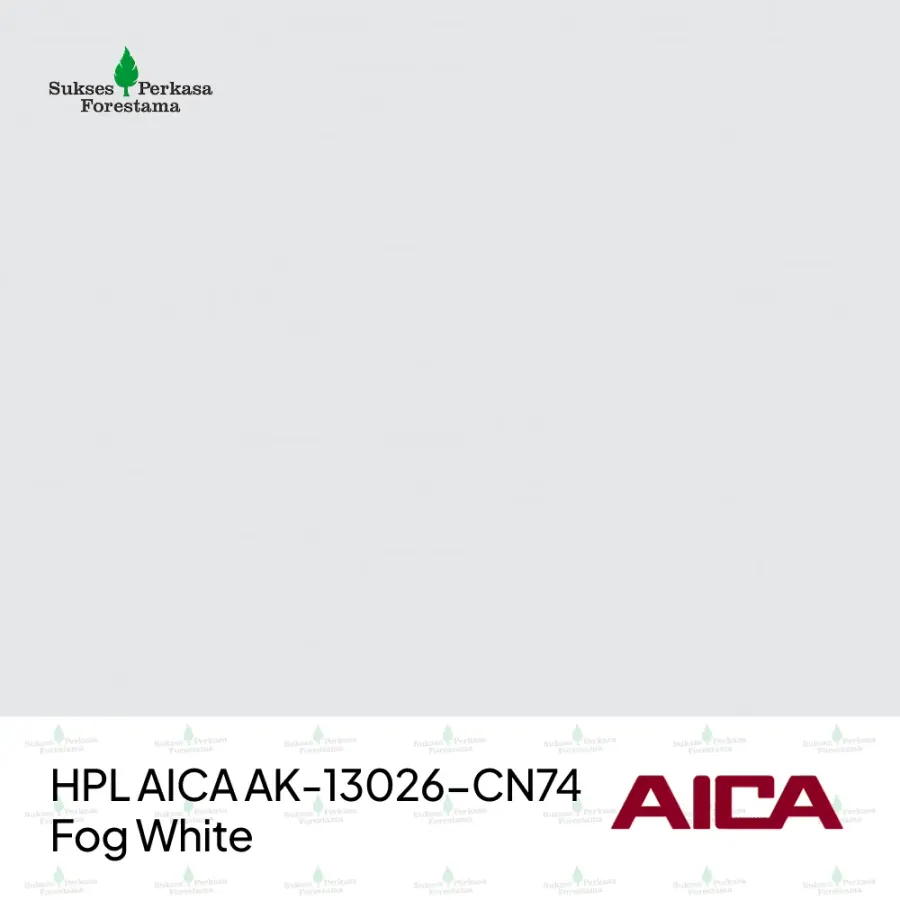 HPL AICA AKW-13026-KM – Glossy Pure Fog White