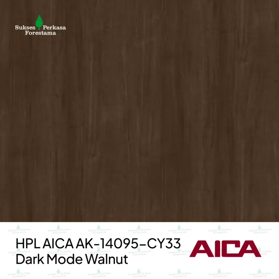 HPL AICA AK-14095-CY33 – Dark Mode Walnut