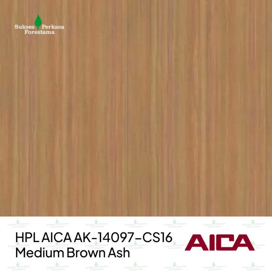 HPL AICA AK-14097-CS16 – Medium Brown Ash