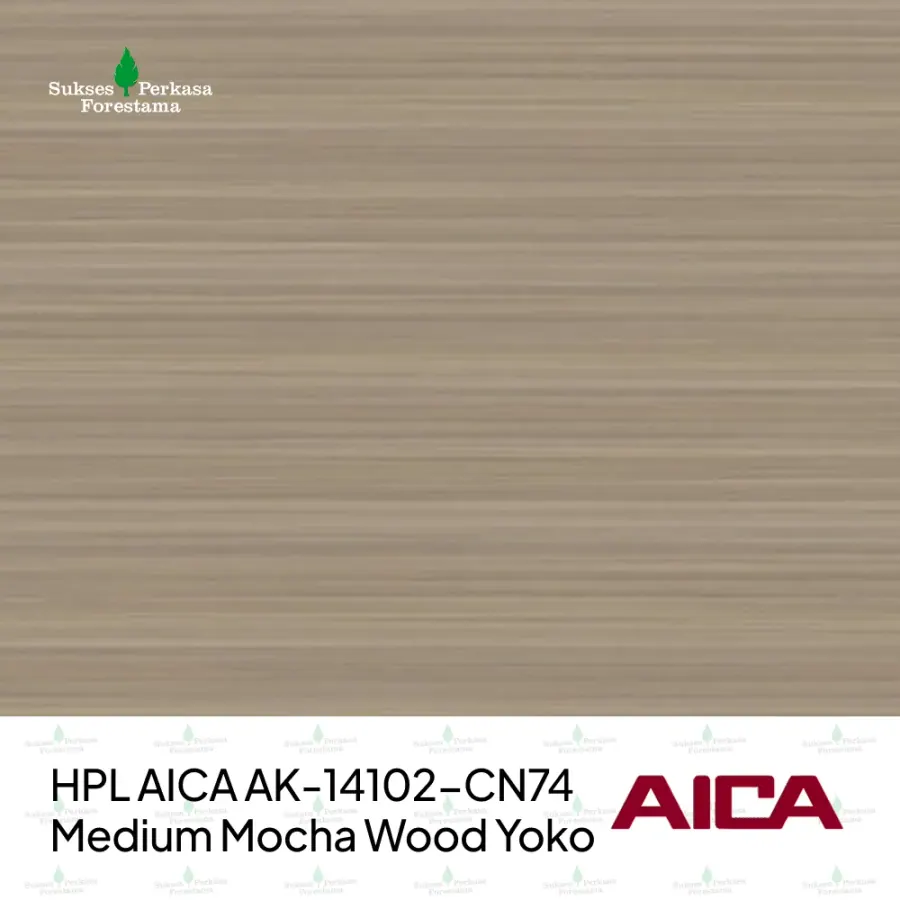 HPL AICA AK-14102-CN74 – Medium Mocha Wood Yoko