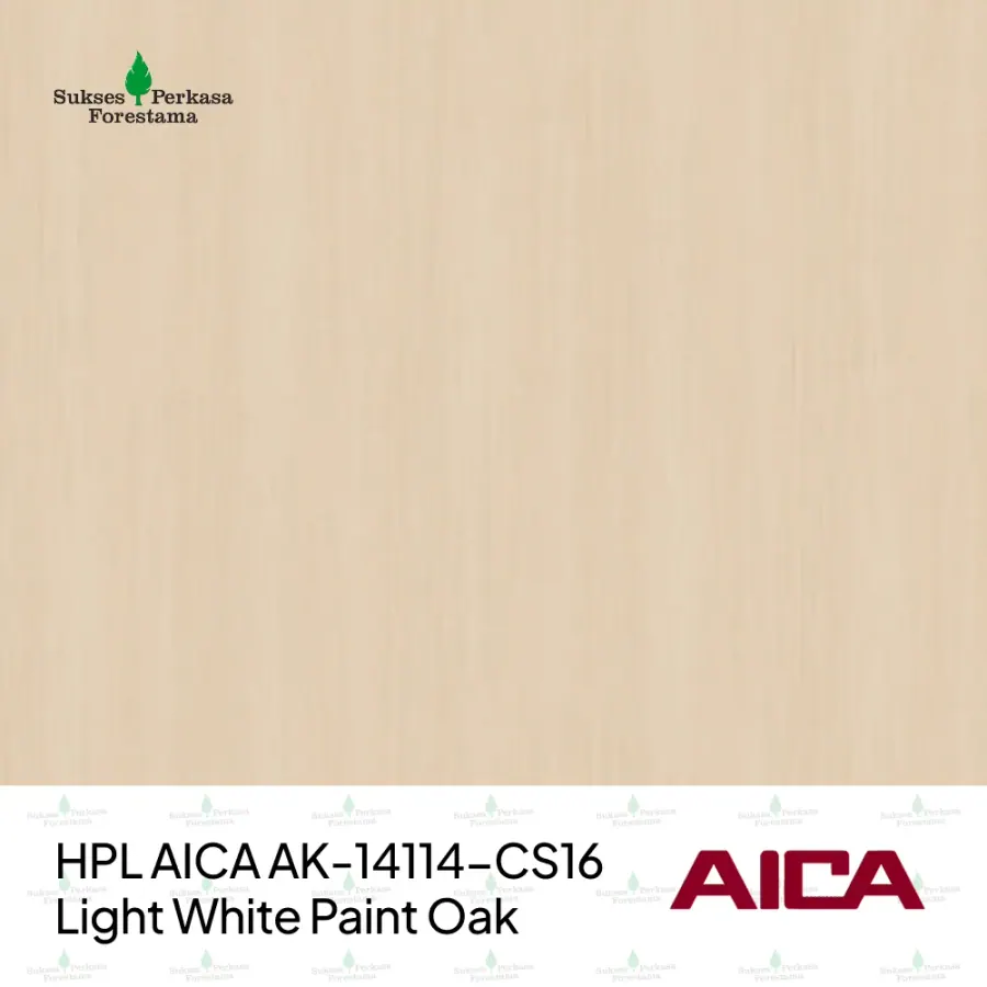 HPL AICA AK-14114-CS16 – Light White Paint Oak