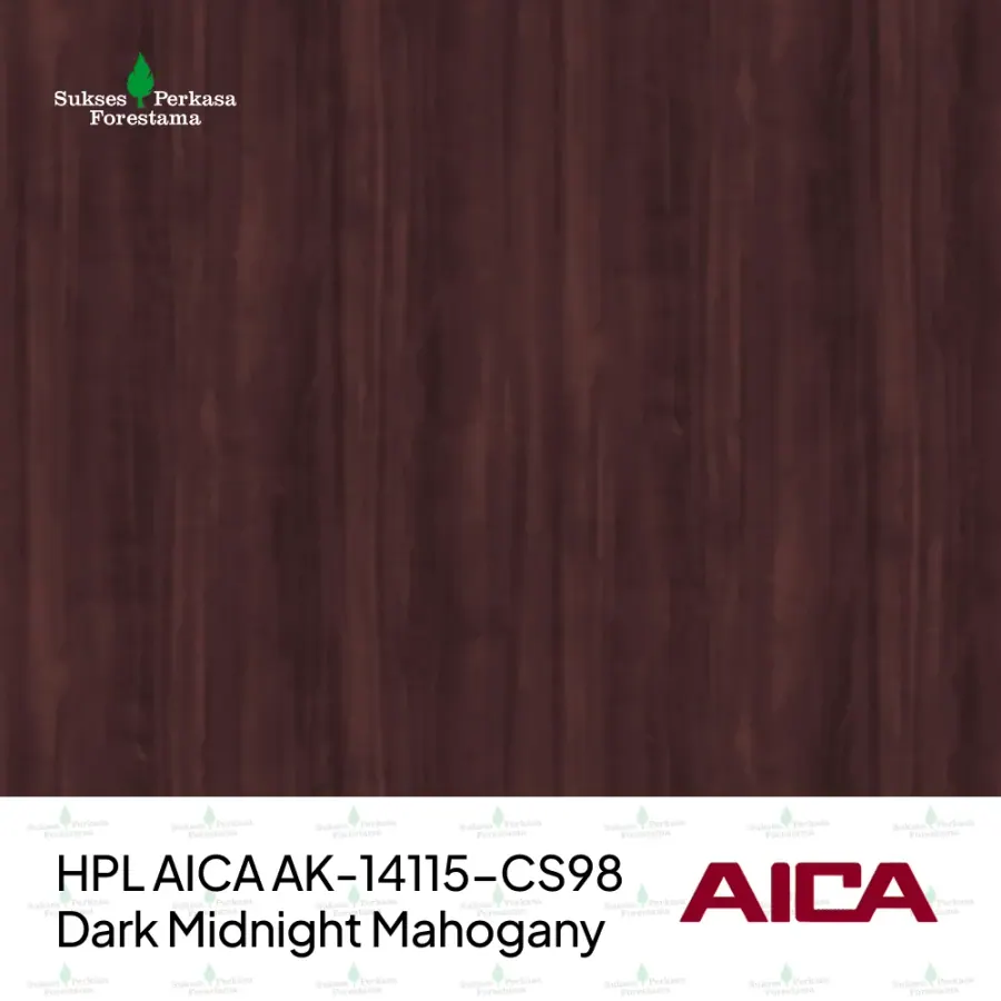 HPL AICA AK-14115-CS98 – Dark Midnight Mahogany