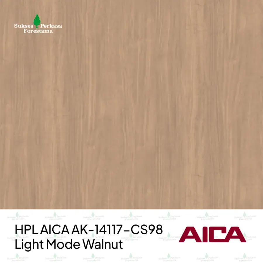 HPL AICA AK-14117-CS98 – Light Mode Walnut
