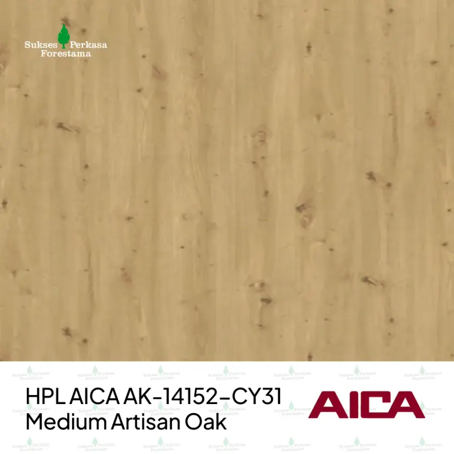 HPL AICA AK-14152-CY31 – Medium Artisan Oak