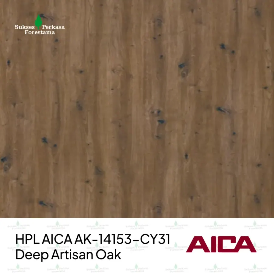 HPL AICA AK-14153-CY31 – Deep Artisan Oak