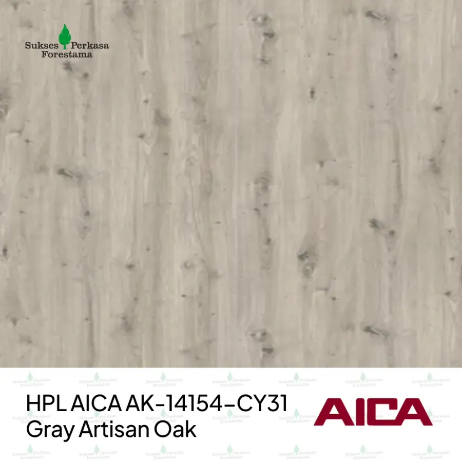 HPL AICA AK-14154-CY31 – Gray Artisan Oak
