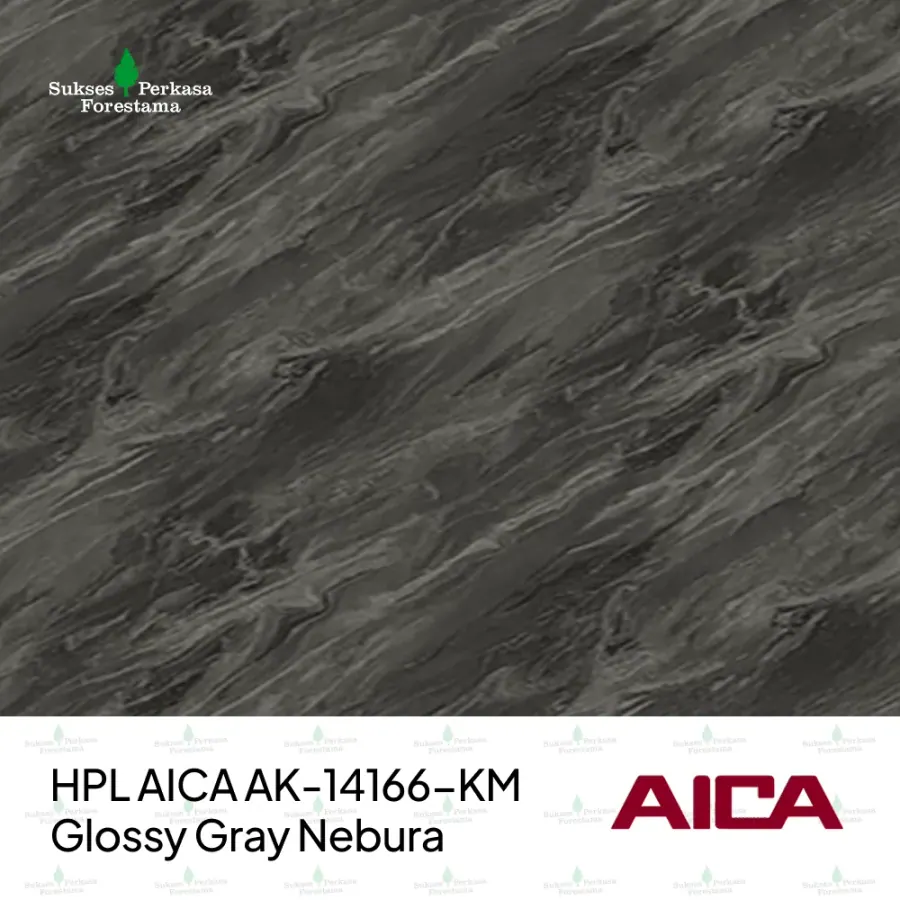 HPL AICA AK-14166-KM – Glossy Gray Nebura