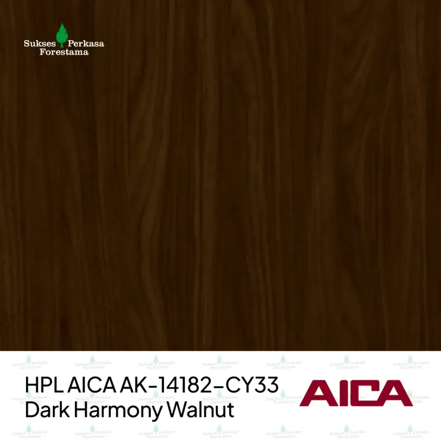 HPL AICA AK-14182-CY33 – Dark Harmony Walnut