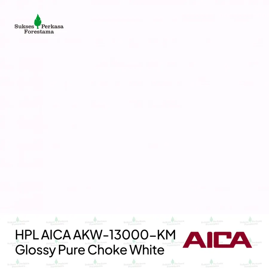 HPL AICA AKW-13000-KM – Glossy Pure Choke White