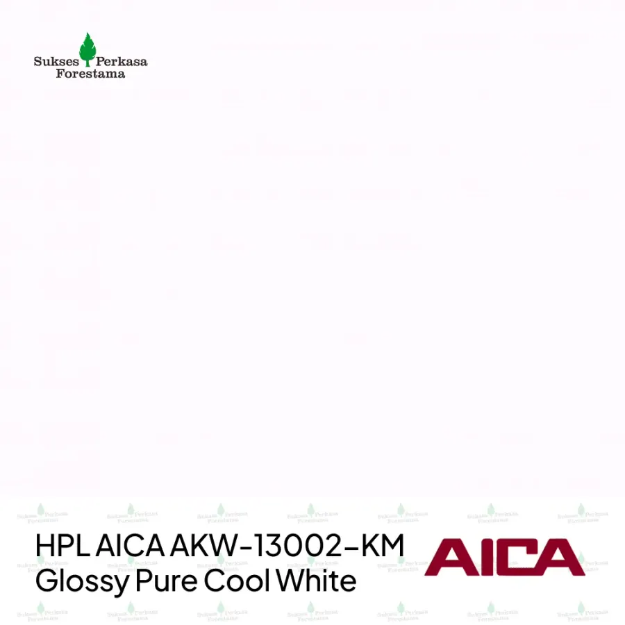 HPL AICA AKW-13002-KM – Glossy Pure Cool White
