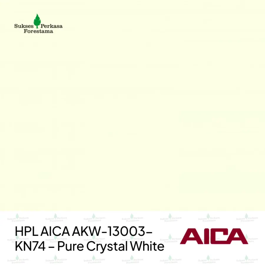 HPL AICA AKW-13003-KN74 – Pure Crystal White
