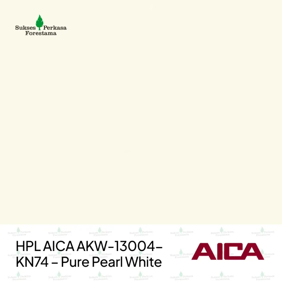 HPL AICA AKW-13004-KN74 – Pure Pearl White
