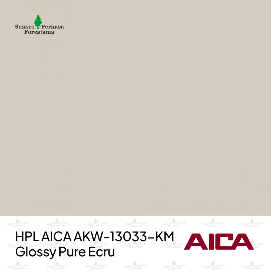 HPL AICA AKW-13033-KM – Glossy Pure Ecru