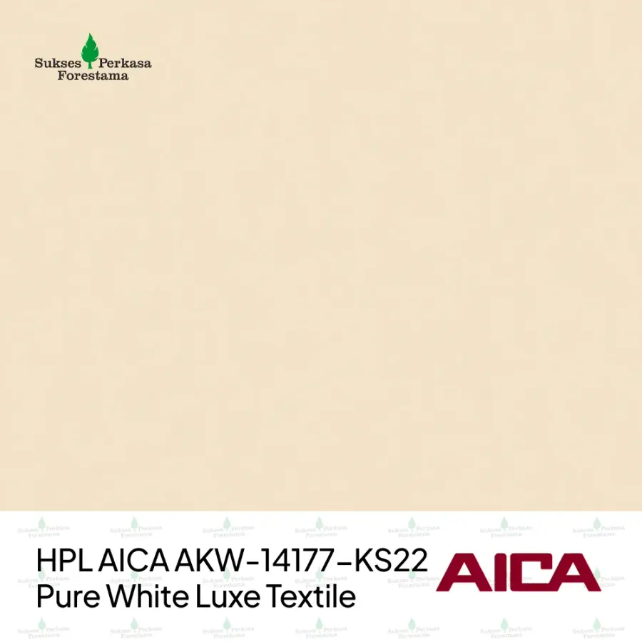 HPL AICA AKW-14177-KS22 – Pure White Luxe Textile