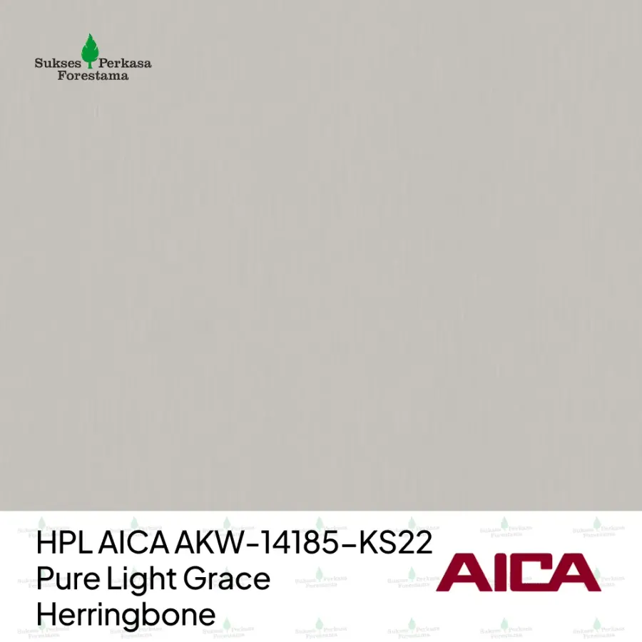 HPL AICA AKW-14185-KS22 – Pure Light Grace Herringbone