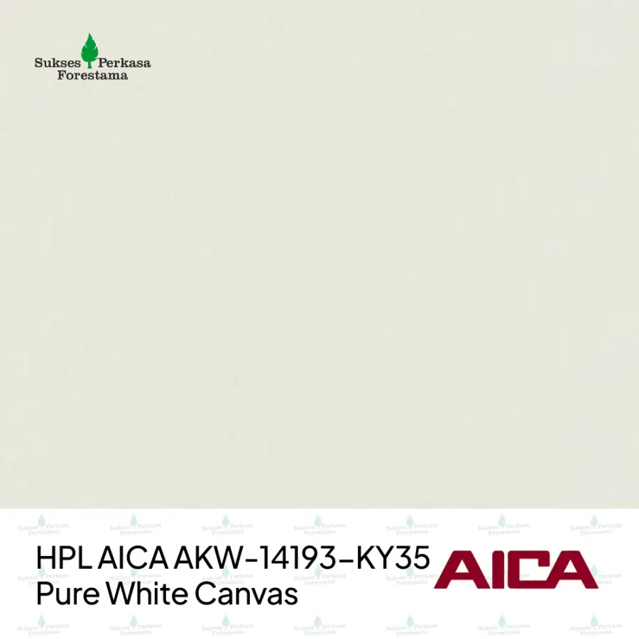HPL AICA AKW-14193-KY35 – Pure White Canvas