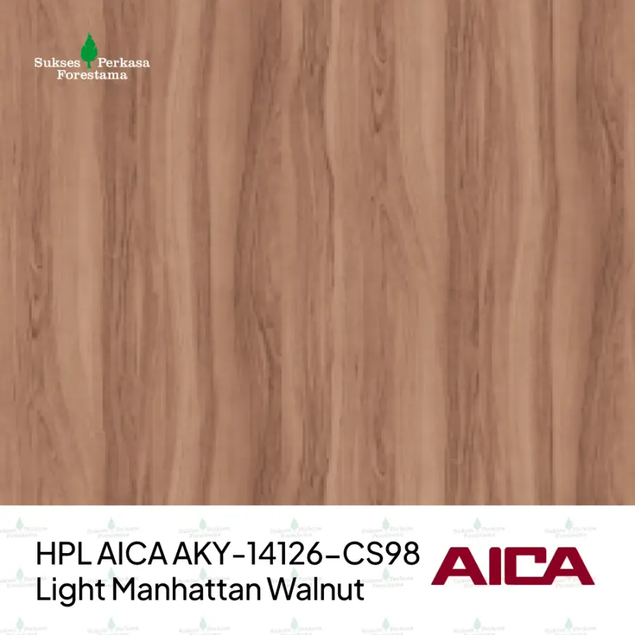 HPL AICA AKY-14126-CS98 – Light Manhattan Walnut
