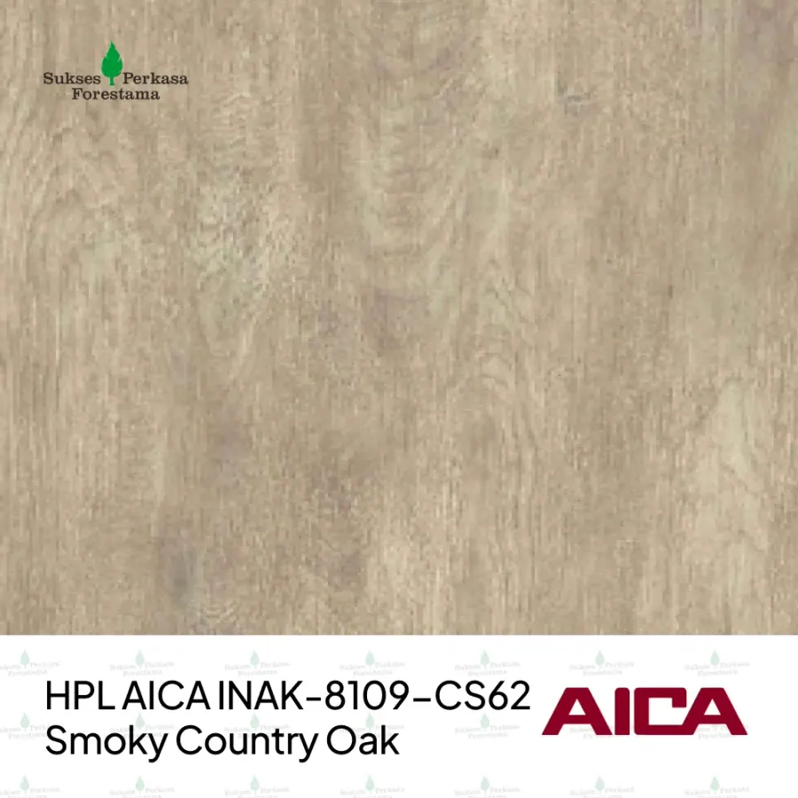 HPL AICA INAK-8109-CS62 – Smoky Country Oak