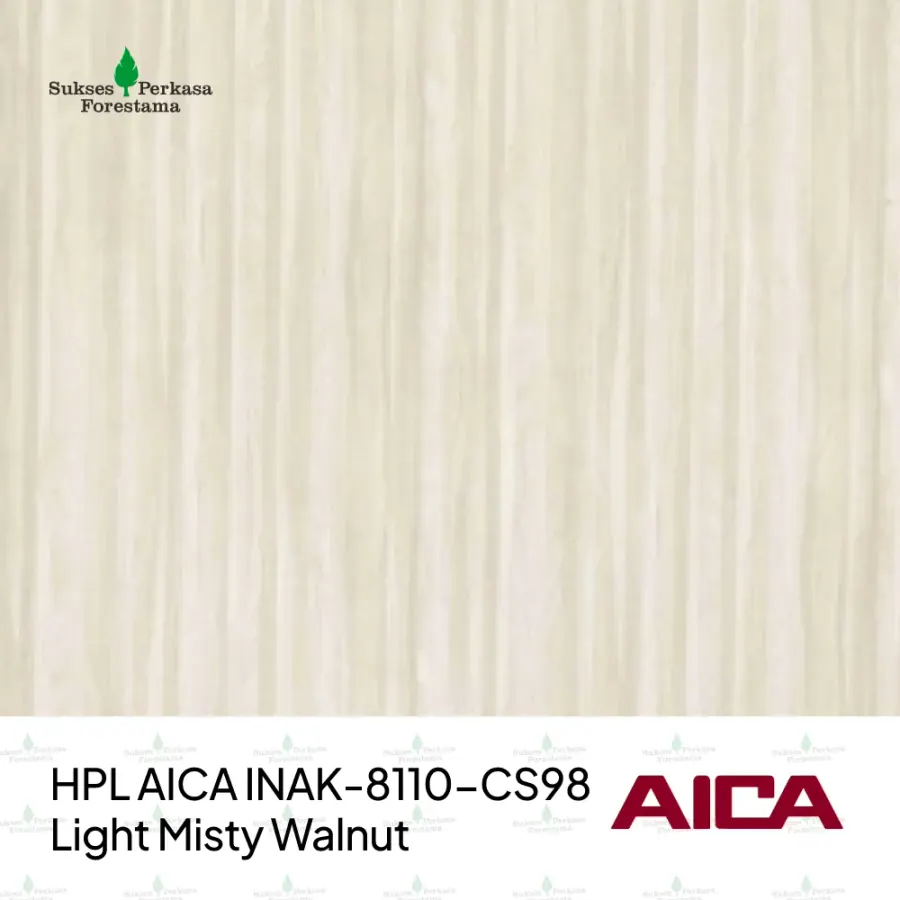 HPL AICA INAK-8110-CS98 – Light Misty Walnut