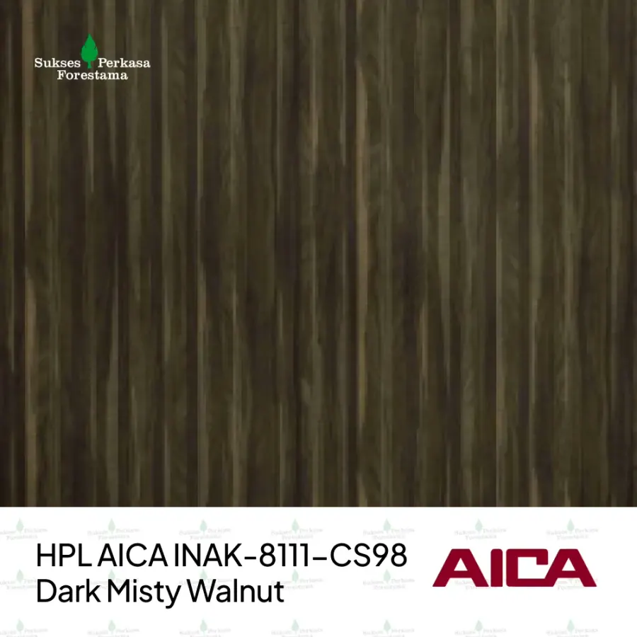 HPL AICA INAK-8111-CS98 – Dark Misty Walnut